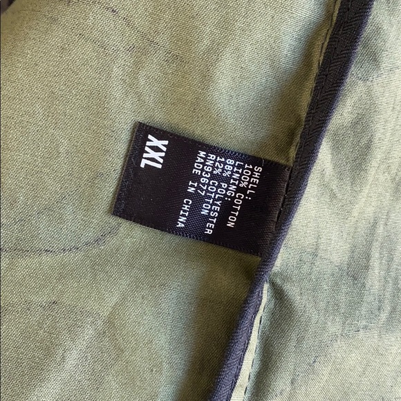 Camo William Rast jacket size XXL - Picture 5 of 9